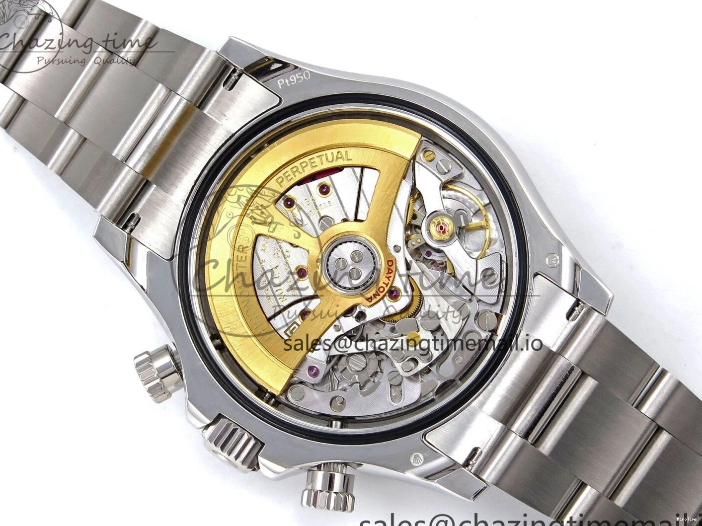 MiroTime 0303 Daytona 126506 QF 1:1 Best Edition Ice Blue Dial Lume Marker on SS YG Braclet SH4131 V TopPick 1272